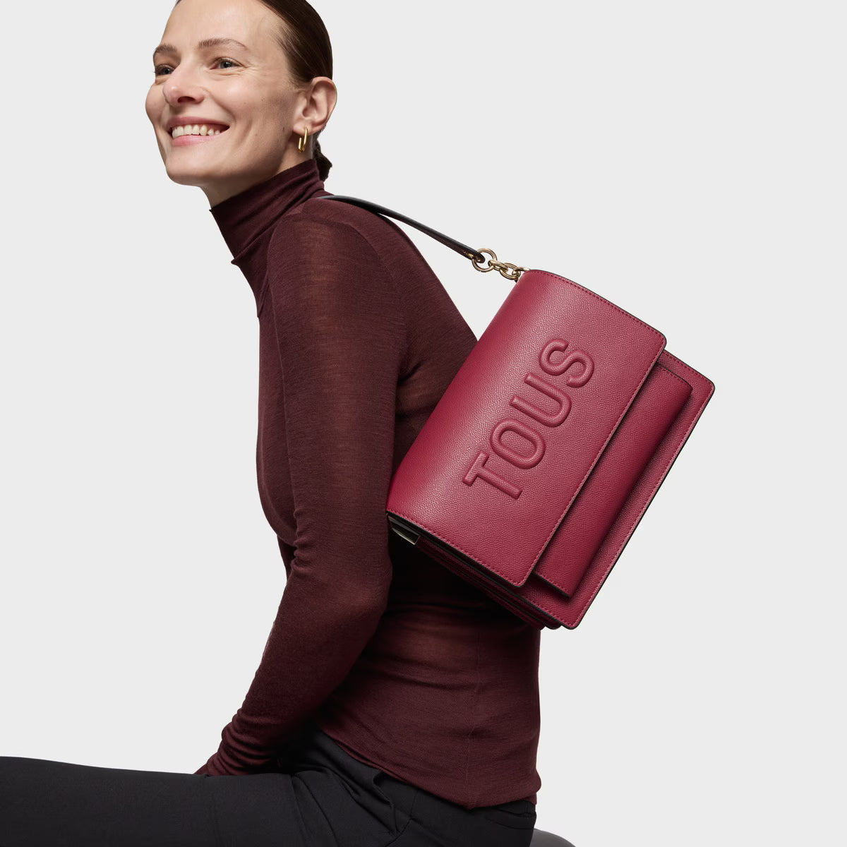 Bolso Tous Bandolera M Audree Granate