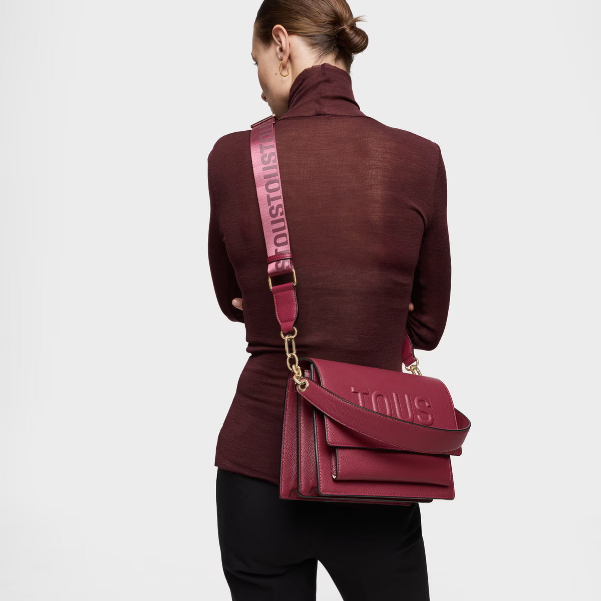 Bolso Tous Bandolera M Audree Granate