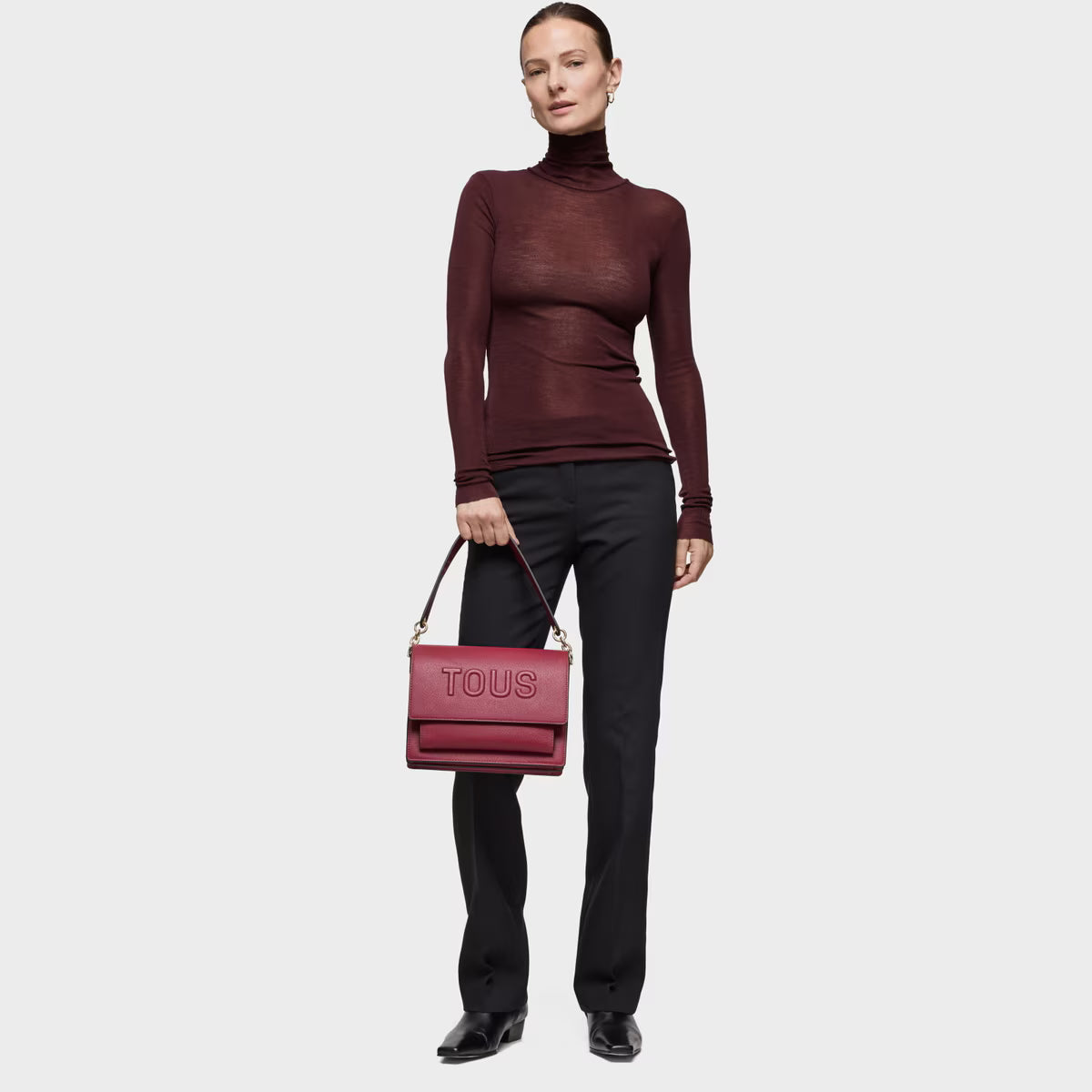 Bolso Tous Bandolera M Audree Granate