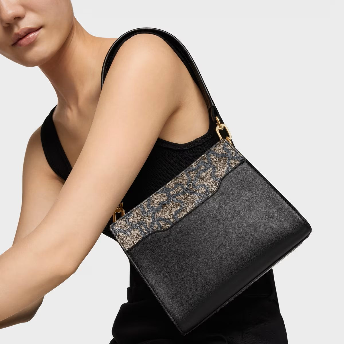 Bolso Tous Shopper S kaos icon negro