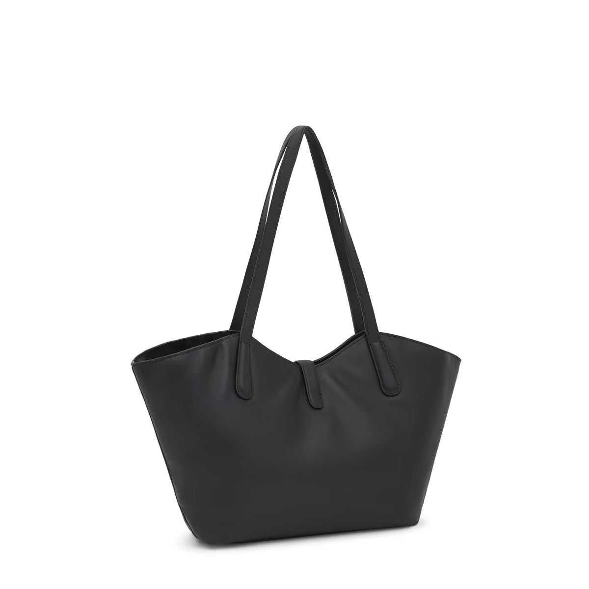 Bolso Tous Capazo mediano de piel negro Manifesto