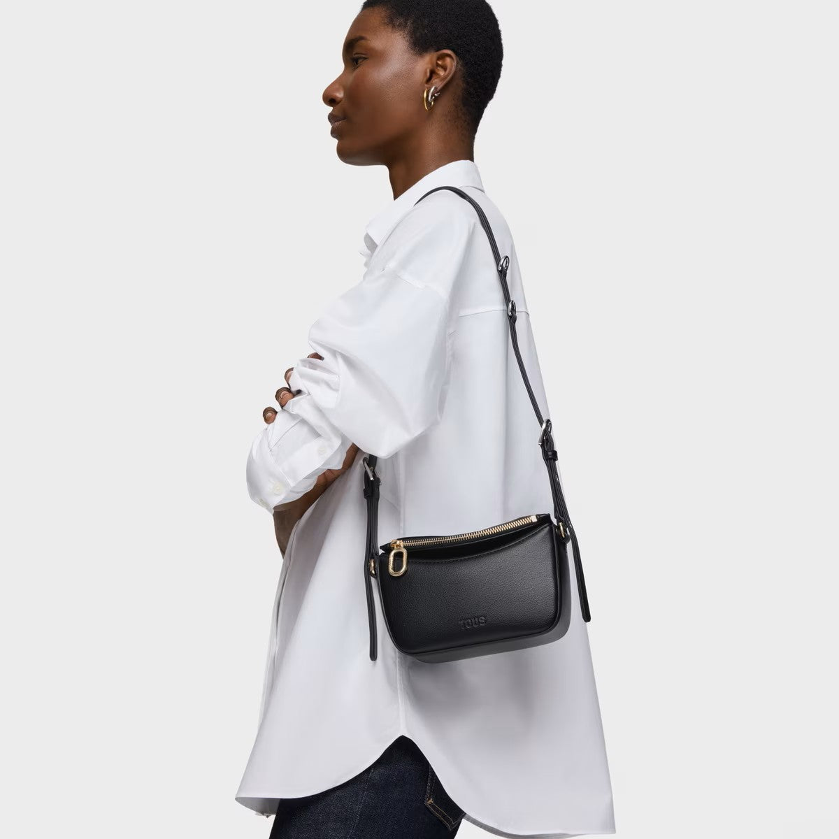 Bolso Tous bandolera city XS negro