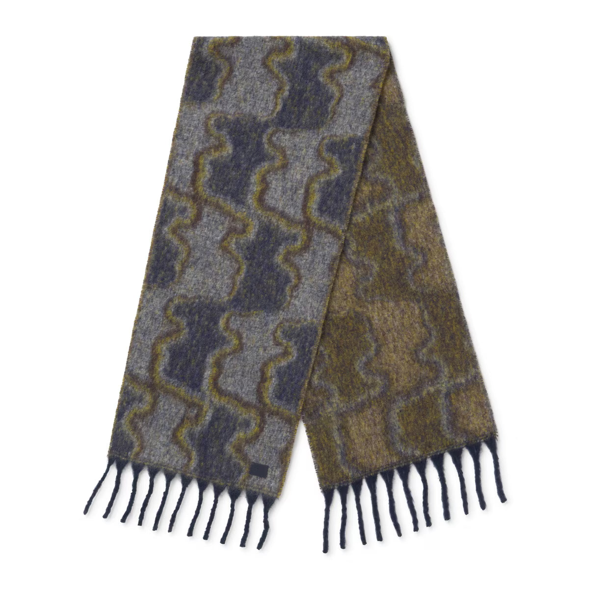 Bufanda Grande Tous Azul Marino y topo Bear Waves