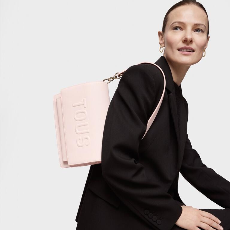 Bolso Tous Bandolera M Audree Rosa claro