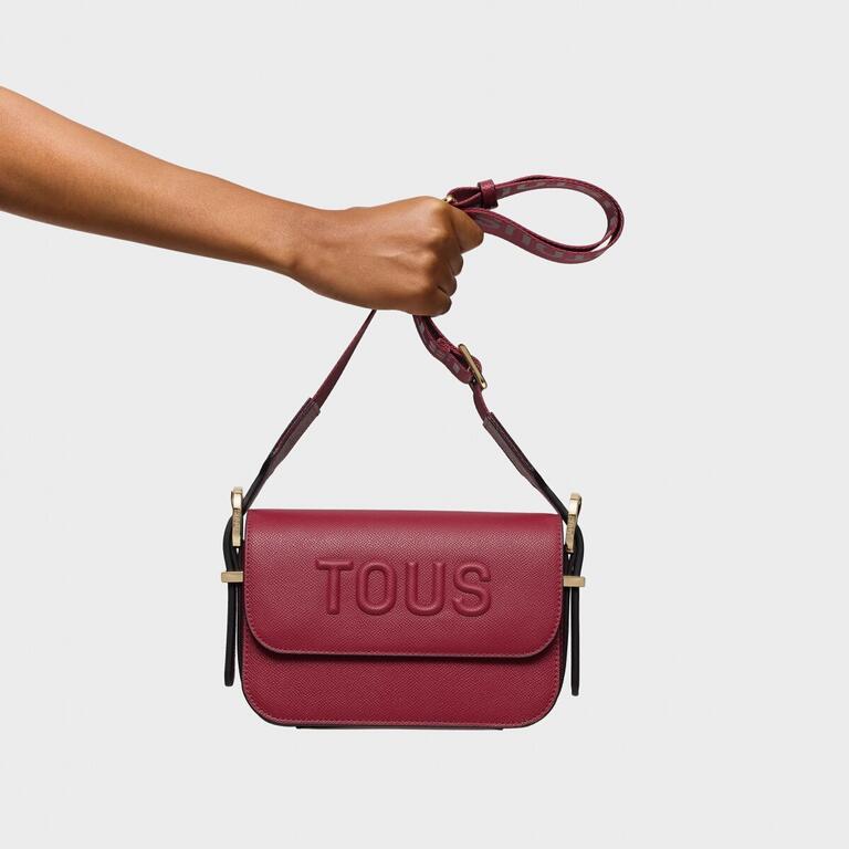 Bolso Tous bandolera S Brenda granate