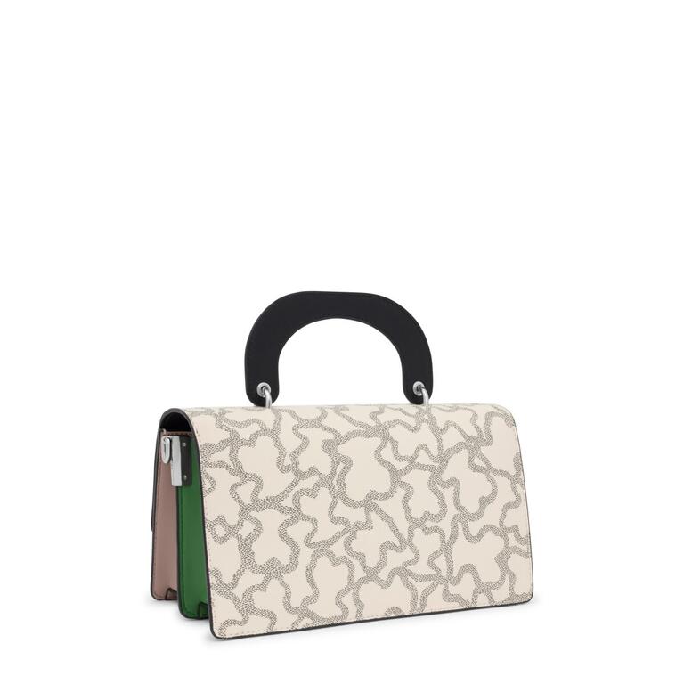 Bolso Tous Bandolera M Solapa Topo y Verde