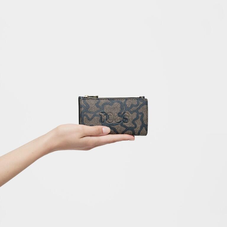 Cartera Flat negro Kaos Icon