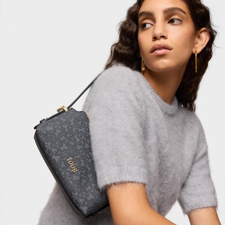 Bolso Tous Minibolso gris oscuro Kaos Mini Lines
