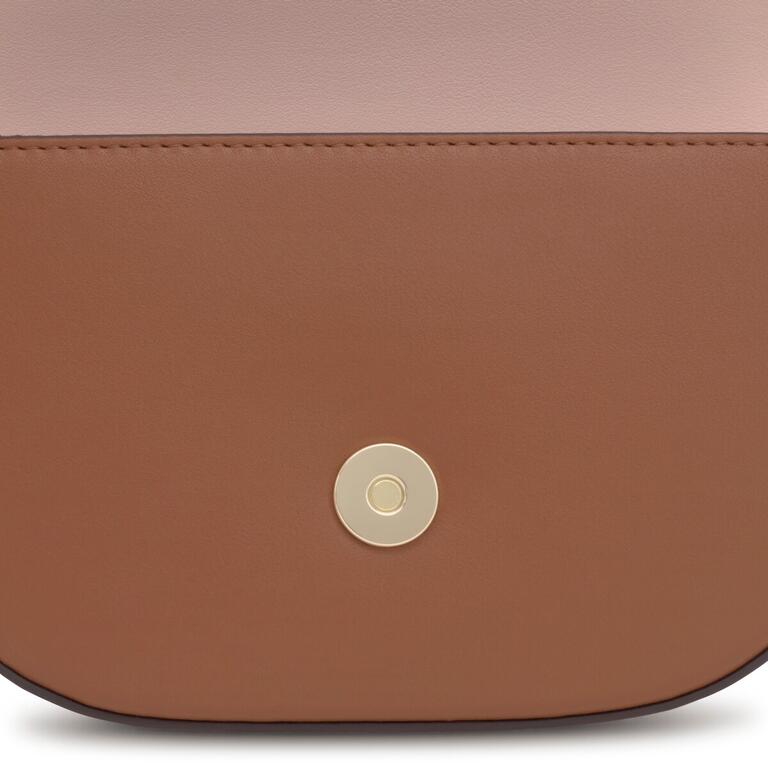 Bolso Tous mini bandolera media luna Kaos Icon beige