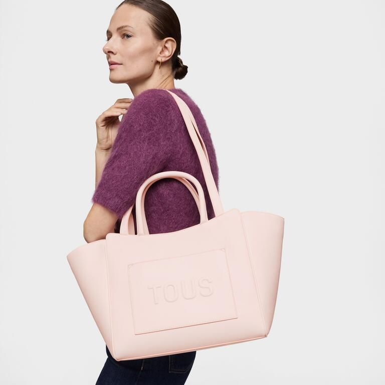 Bolso Tous City mediano Brenda Rosa Claro
