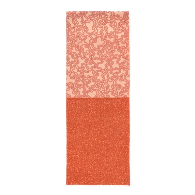 Fular Tous 200x75 Kaos Mini Lines Naranja