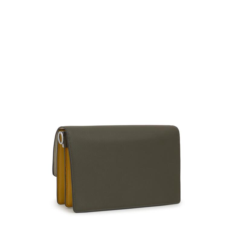 Bolso Tous Bandolera M Audree Saffiano verde-caqui