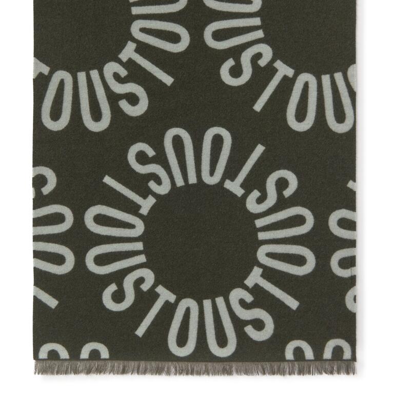 Fular TOUS 190X45 Round logo JCQ. caqui