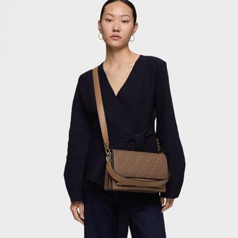 Bolso Tous Bandolera M Audree Buckles Silhouette Tierra