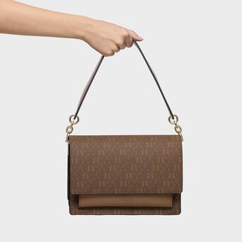 Bolso Tous Bandolera M Audree Buckles Silhouette Tierra