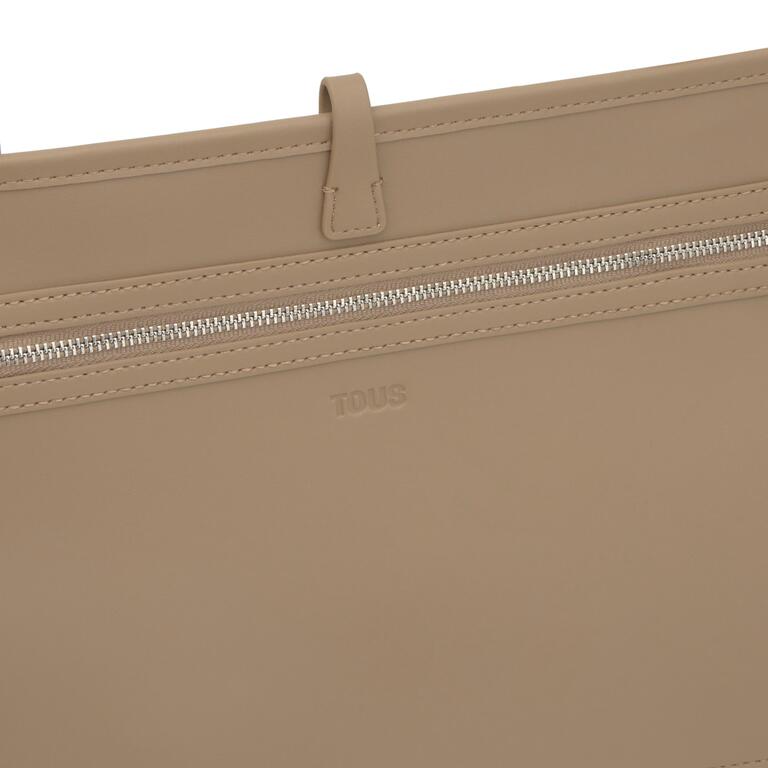Bolso Tous Capazo double-way bear beige