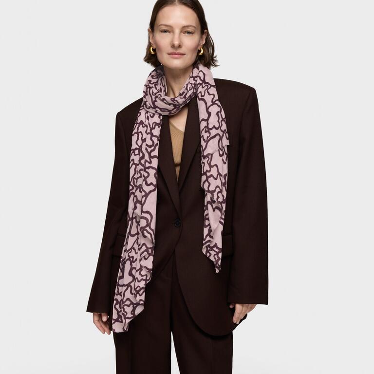 Fular Tous 180X70 Kaos Burdeos