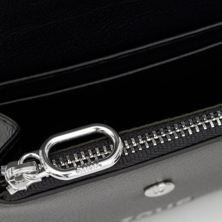 Cartera Tous Billetera Jewelry studs S Negro