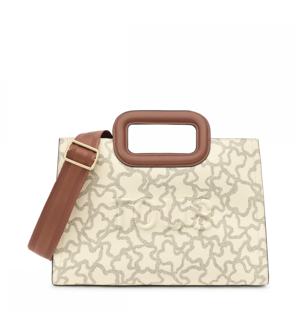 Bolso Tous Shopper M Amaya Beige Kaos I