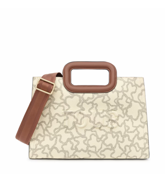 Bolso Tous Shopper M Amaya Beige Kaos I