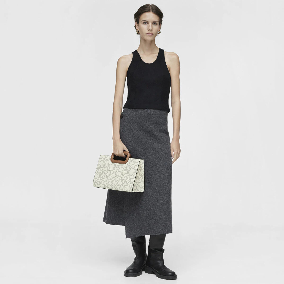 Bolso Tous Shopper M Amaya Beige Kaos I