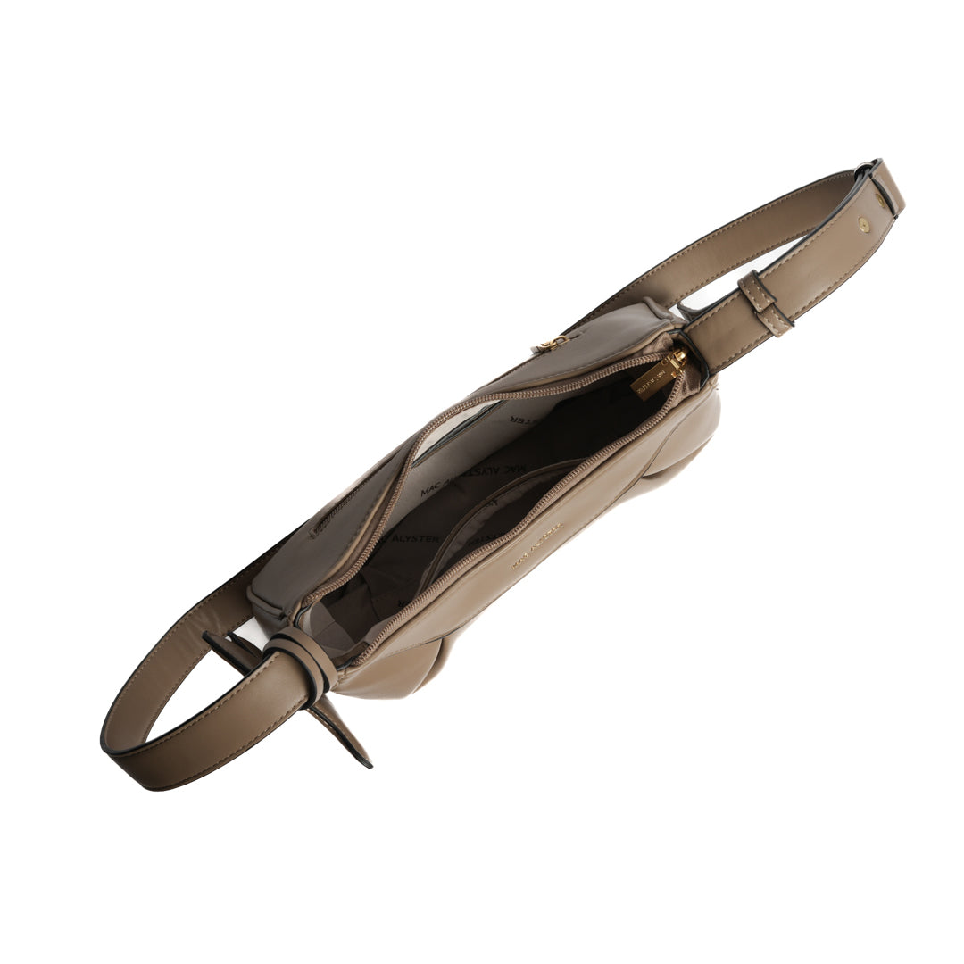 Bolso Mac Alyster Bandolera Ligne Bluette Taupe