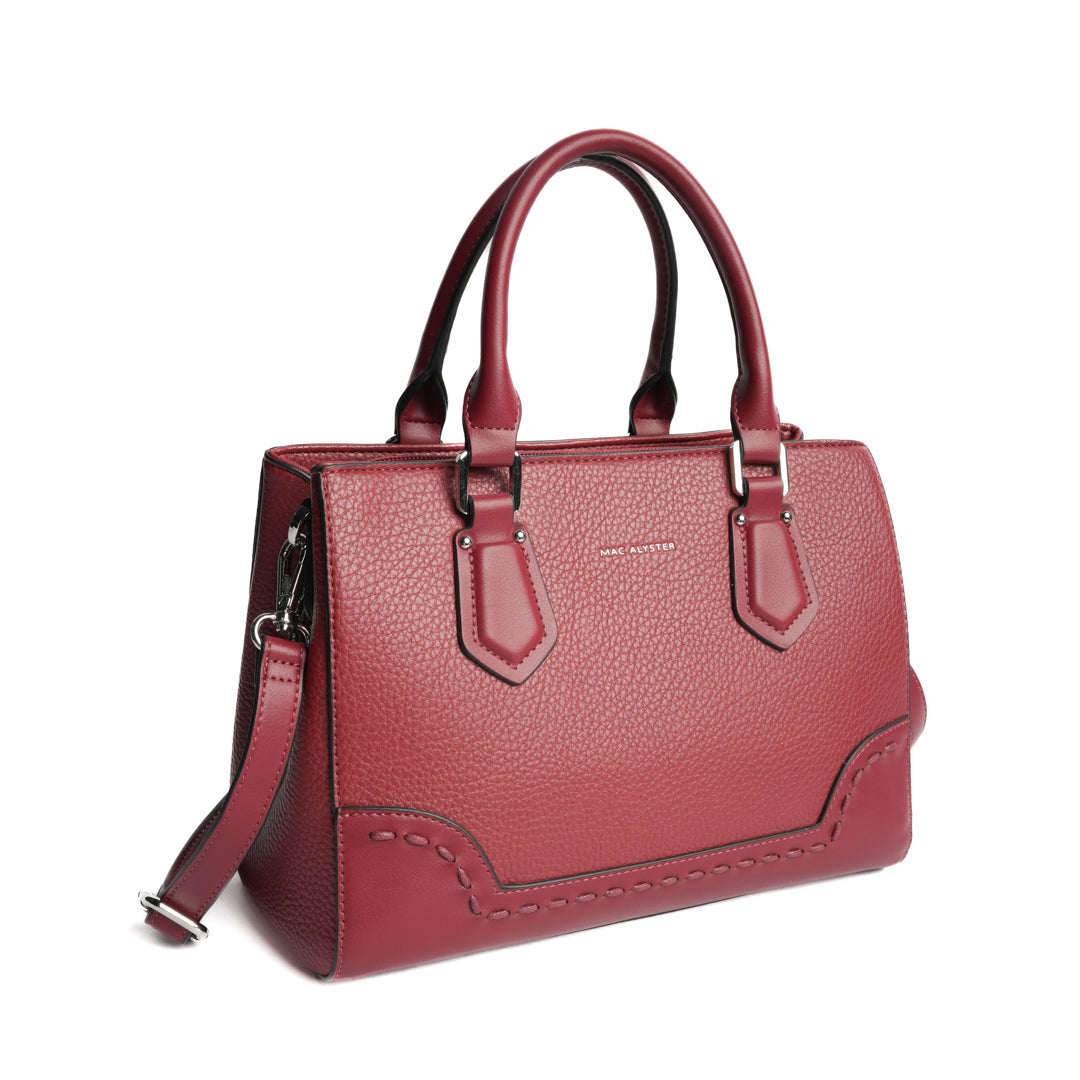 Bolso Mac Alyster Bandolera Ligne Audien Carmin