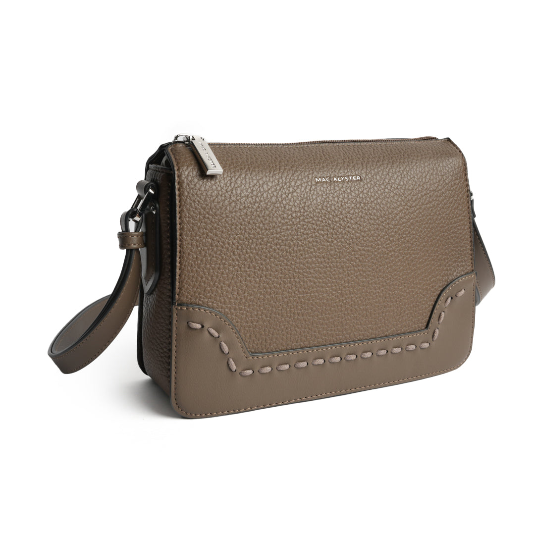 Bolso Mac Alyster Bandolera Ligne Audien Taupe