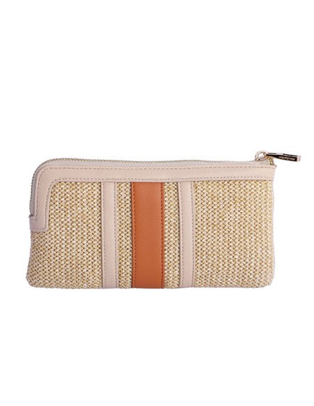 Cartera Don Algodón Rombos Marfil
