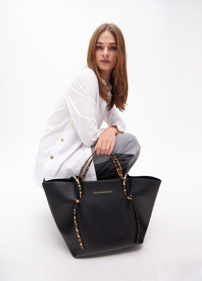 Bolso Lola Casademunt Shopper Animal print