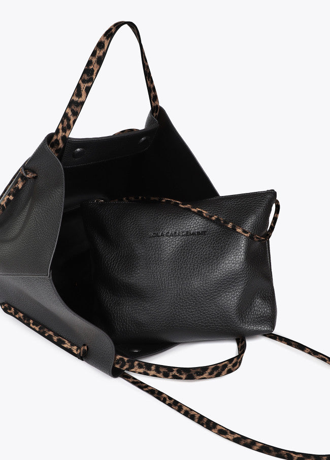Bolso Lola Casademunt Shopper Animal print