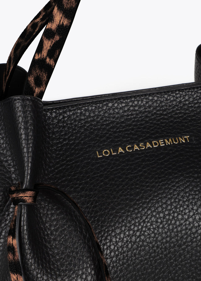 Bolso Lola Casademunt Shopper Animal print