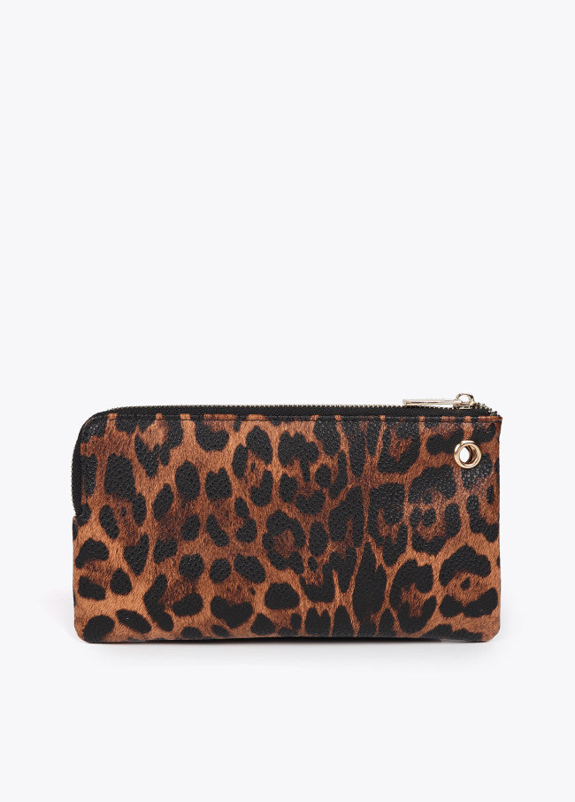 Cartera Lola Casademunt con monedero bicolor con logo