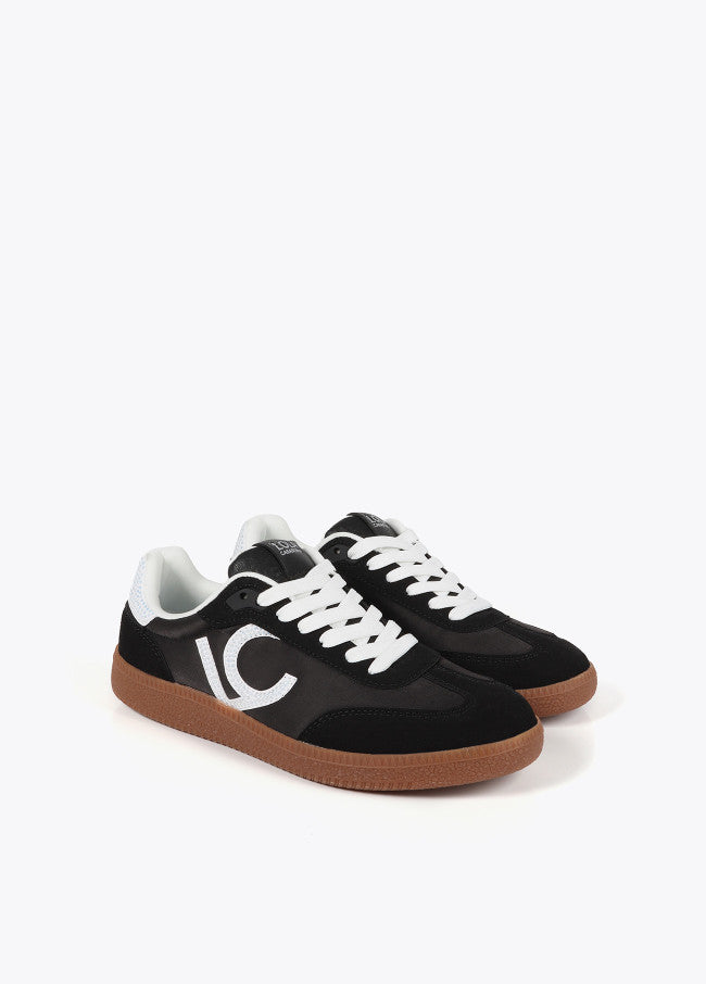 Deportivas Lola Casademunt tejido tipo nylon con detalles de strass