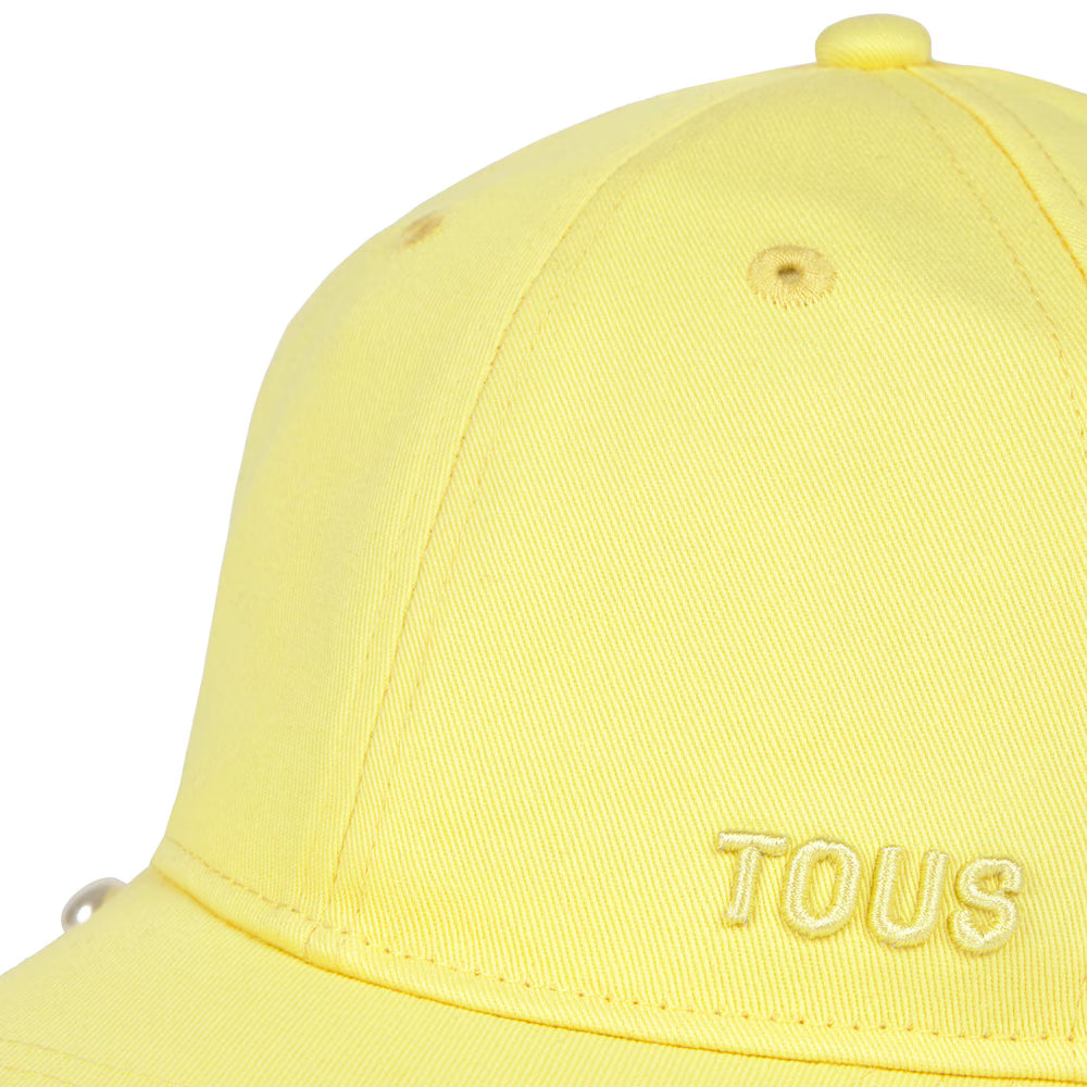 Gorra amarilla TOUS Pearls