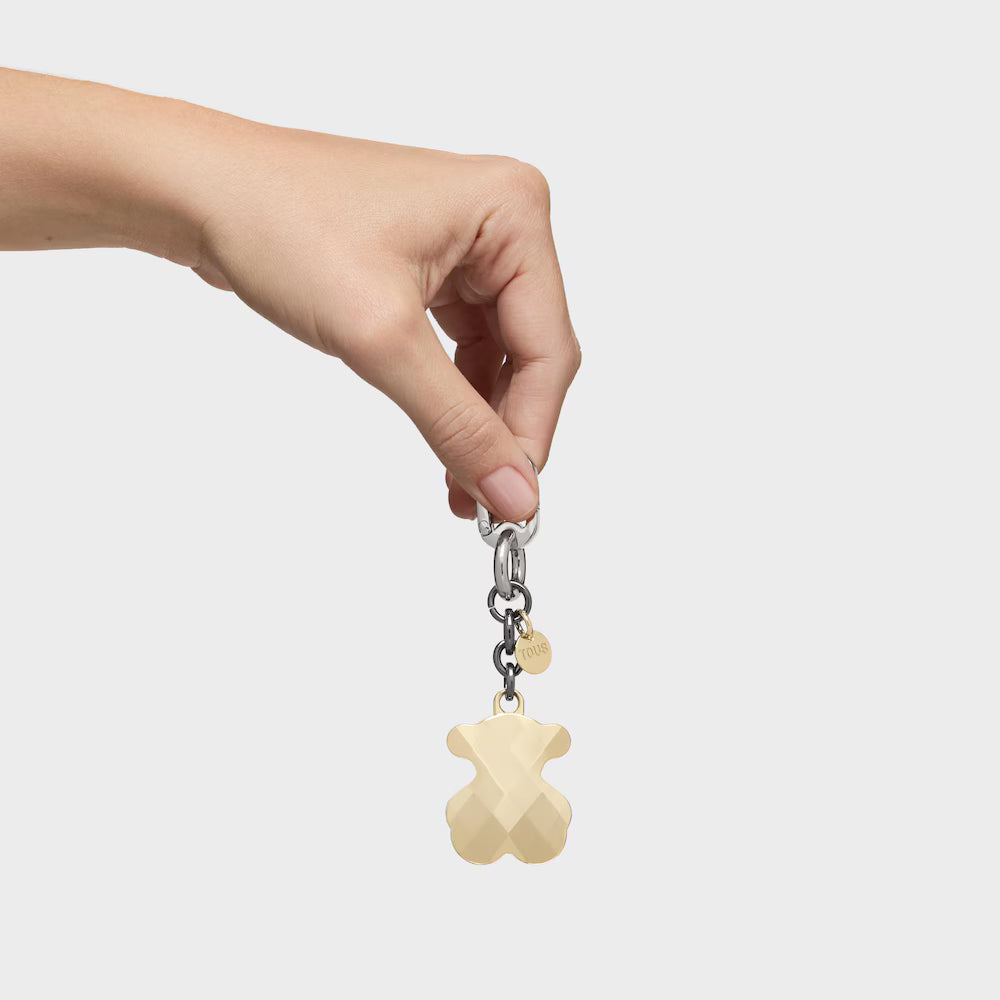 Llavero Tous facet bear Dorado