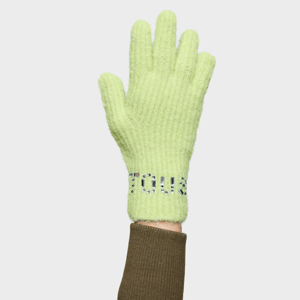 Guantes Tous crystal Verde Claro