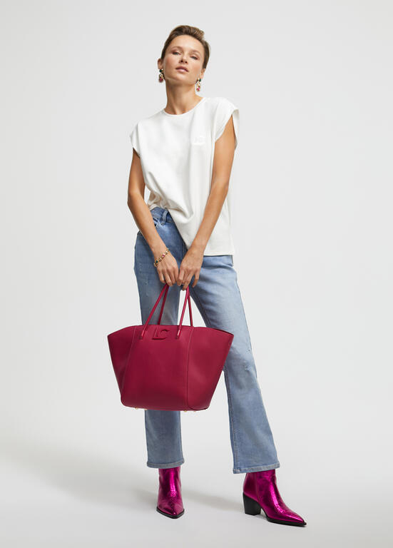 Bolso Lola Casademunt Shopper Efecto Piel