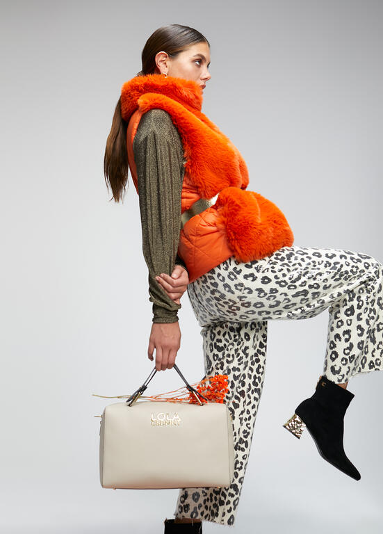 Bolso Lola Casademunt Maletín Efecto Piel