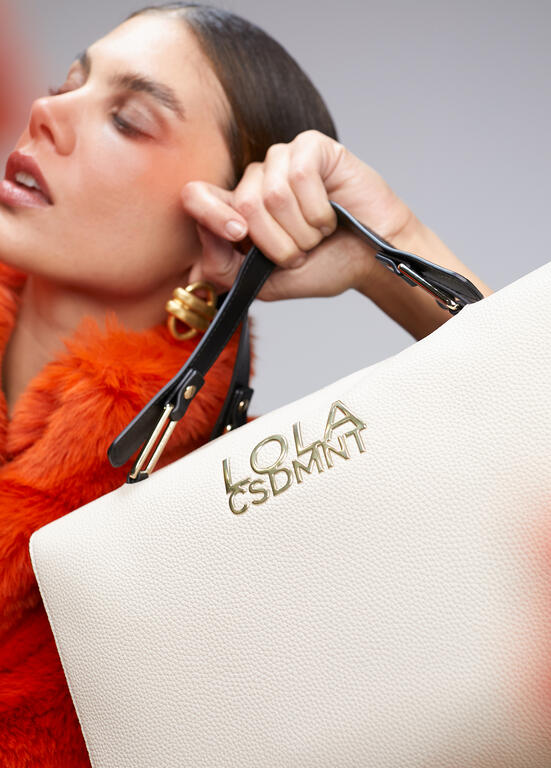 Bolso Lola Casademunt Maletín Efecto Piel