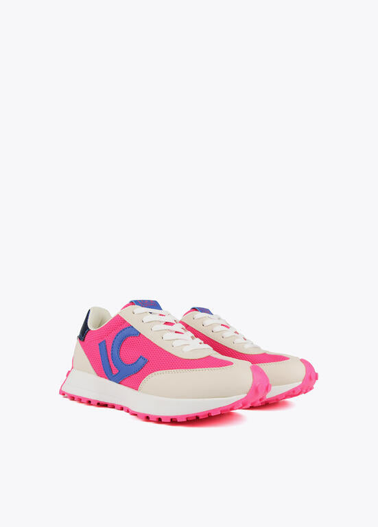 Deportivas Lola Casademunt Fucsia y Azul
