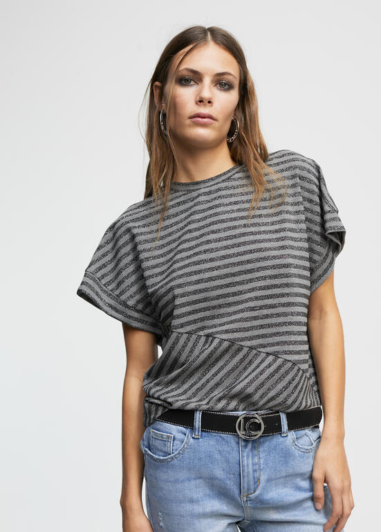 Camiseta Lola Casademunt manga sisa rayas