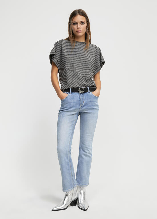 Camiseta Lola Casademunt manga sisa rayas