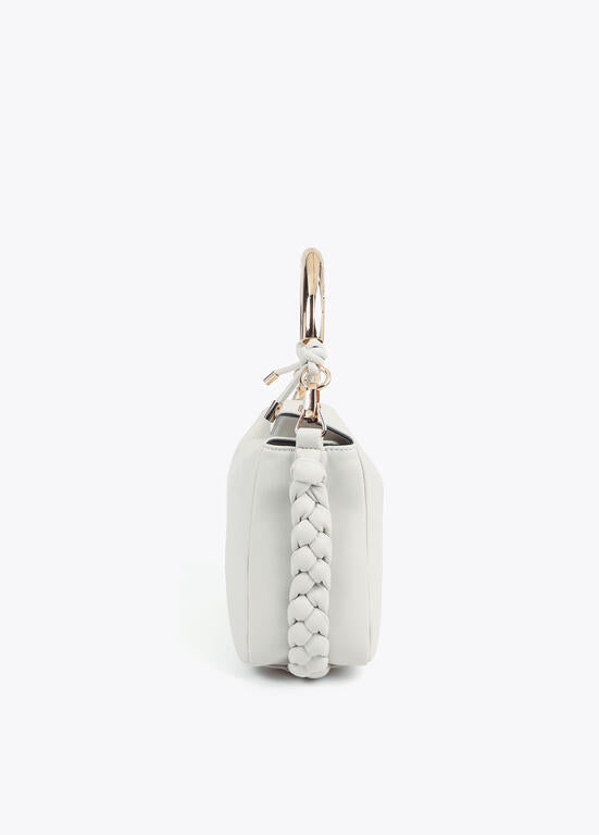 Bandolera Lola Casademunt asa metalizada personalizada Crudo