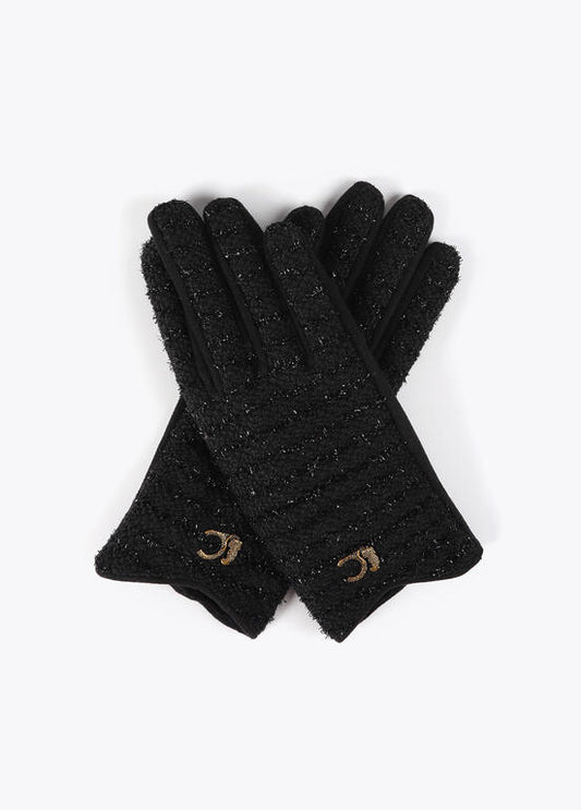 Guante Lola Casademunt combinado tweed