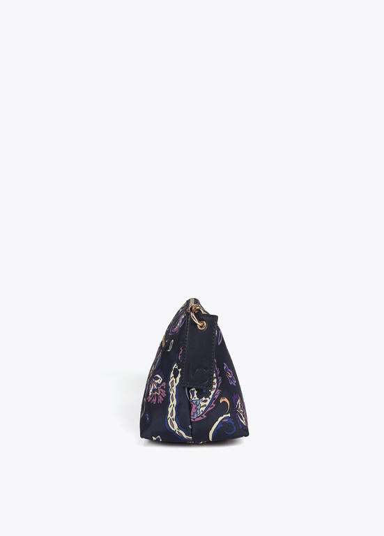 Neceser Lola estampado flores AZUL-GRIS