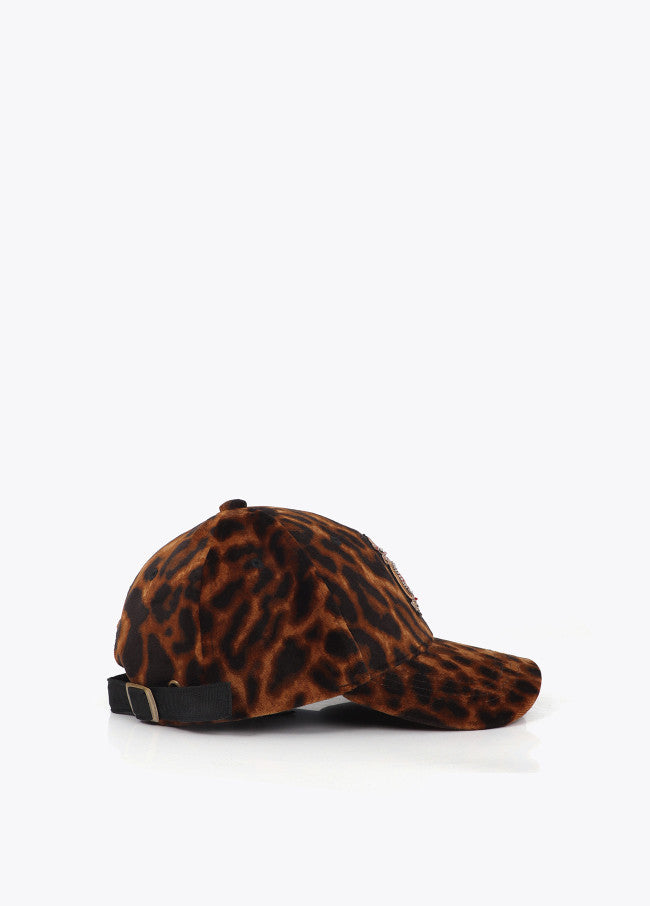 Gorra Lola Casademunt animal print
