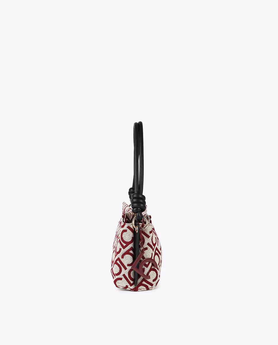 Bandolera Lola Casademunt tejido jaquard LC flocado