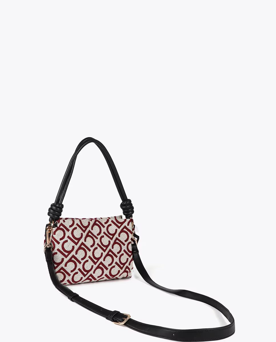 Bandolera Lola Casademunt tejido jaquard LC flocado