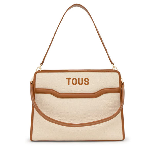 Bolso Tous Shopper M Audree canvas camel